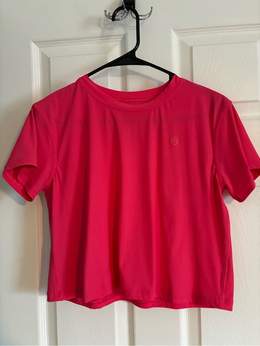 lululemon athletica Bright Pink Short Sleeve Athletic Tee